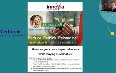 Reduce. Rethink. Reimagine. Creating Events That Inspire & Sustain!